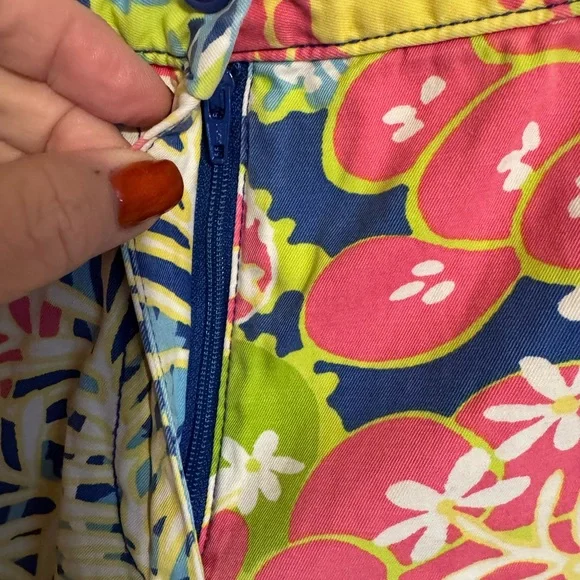 Talbots Colorful Tropical Print The WEEKEND Chino Shorts SIZE: 10 #H - Picture 4 of 8